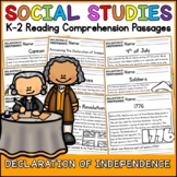 Declaration of Independence Social Studies Reading Compreh
