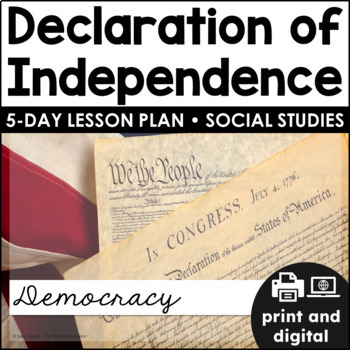 Preview of Declaration of Independence | Social Studies | Democracy
