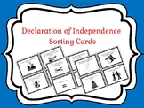 Declaration of Independence Sorting Cards