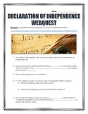 Declaration of Independence - Webquest with Key (History.com)