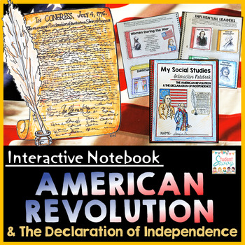 Preview of Declaration of Independence Revolutionary War Interactive Notebook American