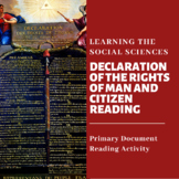 Declaration of the Rights of Man and Citizen Reading with 