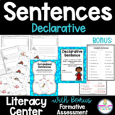 Declarative Scramble Sentences Hands-On Literacy | Grammar Center