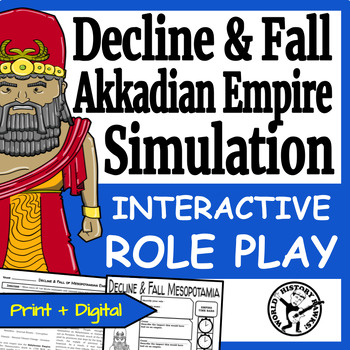 Preview of Decline & Fall of the Akkadian Empire Simulation - Ancient Mesopotamia Activity