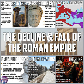 Preview of Roman Empire Decline and Fall Lesson