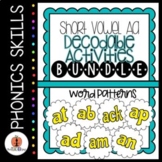 Decodable Activities Bundle| Short Vowel Aa | Word Patterns
