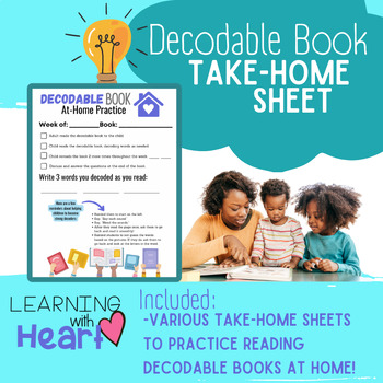 Preview of Decodable Book Take-Home Practice/Homework
