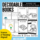 Decodable Books BLENDS Decode and Draw Series