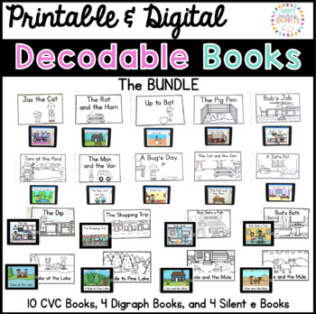 Preview of Decodable Books BUNDLE