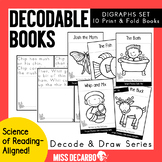 Decodable Books DIGRAPHS Decode and Draw Series
