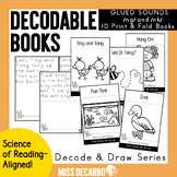 Decodable Books GLUED SOUNDS Decode and Draw Series