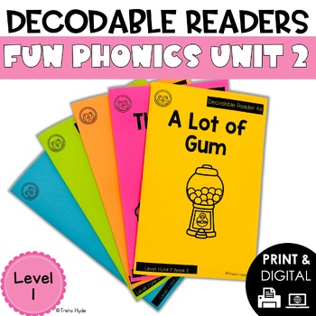 Decodable Books and Resources, Fun Phonics Level 2, Bundle