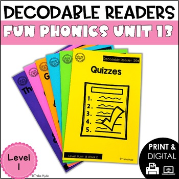 Preview of Decodable Books and Resources Level 1 Unit 13 | Fun Phonics