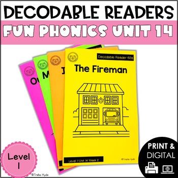 Preview of Decodable Books and Resources | Level 1 Unit 14 | Fun Phonics