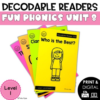 Preview of Decodable Books and Resources Level 1 Unit 8 Fun Phonics