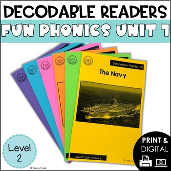 Preview of Decodable Books and Resources | Level 2 Unit 7 | Fun Phonics