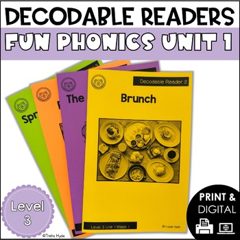 Preview of Decodable Books and Resources | Level 3 Unit 1 | Fun Phonics