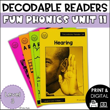 Preview of Decodable Books and Resources | Level 3 Unit 11 Contractions | Fun Phonics