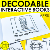 Spring Decodable Readers with Digraph, CVC, CVCe, & Blend 
