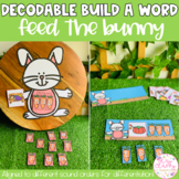 Decodable Build a Word | Feed the Bunny