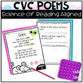 Decodable CVC Short Vowel Science of Reading Aligned Poems