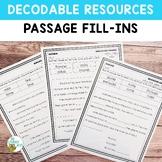 Decodable Cloze Reading Passages for Reading Comprehension