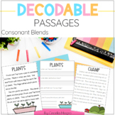 Decodable Comprehension Passages Consonant Blends Science 