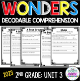 Decodable Comprehension Questions (2nd Grade-WONDERS UNIT 3)