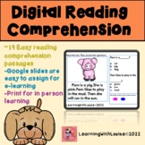 Decodable Easy Reading Comprehension Passages
