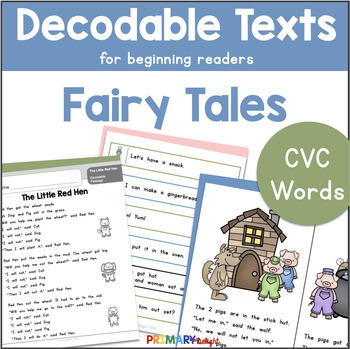 Preview of Decodable Fairy Tales BUNDLE | Decodable Passages and Readers' Theater