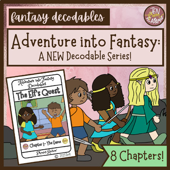 Preview of Decodable Reader Fantasy & Fairy Tale Genre Chapter Booklets- 1st Grade