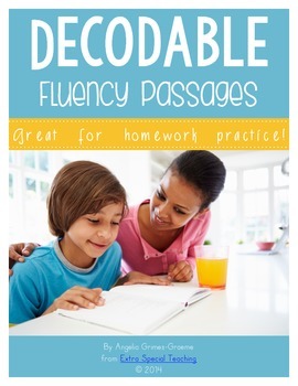 Preview of Decodable Fluency Passages
