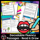 Decodable Fluency Passages - Read and Draw