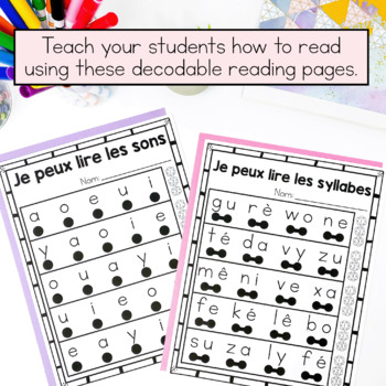 Lire des syllabes simples  Learning french for kids, French