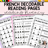 French Reading Fluency Sheets - Decodable French Reading P