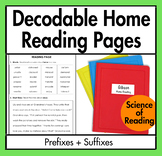 Decodable Home Reading (Prefixes + Suffixes)