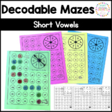 Decodable Mazes Short Vowels