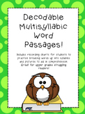Decodable Multisyllabic Word Passages!