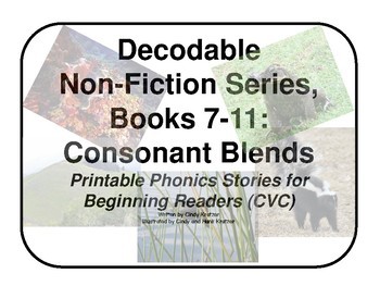Preview of Decodable Non-Fiction Set 2, Consonant Blends, Books 7-11