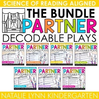 Preview of Decodable Partner Plays Science of Reading Aligned Decodable Readers + Theater