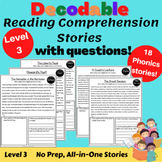 Decodable Readers w/ Reading Comprehension Questions: Orto