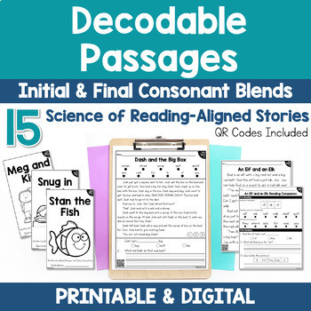 Preview of Decodable Passages and Texts | Initial and Final Consonant Blends | Level 2