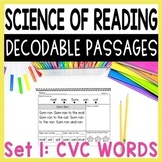 Decodable Passages for Science of Reading Set 1: CVC Words