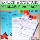 FREE Decodable Passages with Comprehension Questions