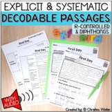 Decodable Passages with Comprehension Questions - R Contro
