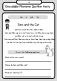 Decodable Phoneme Spotter Texts: Short and Long Vowel Package!