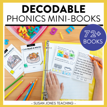 Decodable Foldable Mini Books MEGA BUNDLE (Editable) - Science of Read – My  Nerdy Teacher