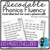 Decodable Phonics Reading Fluency Pages | Aligned with the Science of Reading
