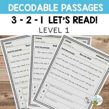 Preview of Orton-Gillingham Decodable Readers for Orton-Gillingham Lessons Level 1