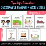 Decodable Pocket Readers #1-7, Consonants, Short Vowels an